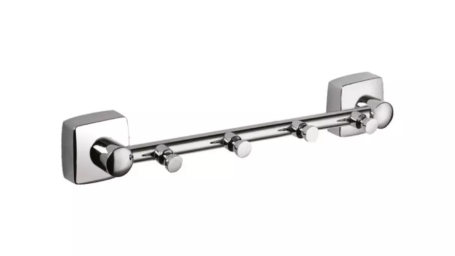 

Планка с четырьмя крючками Fixsen Kvadro FX-61305-4 хром