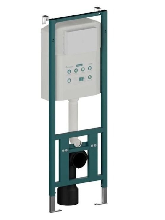 

Инсталляция для подвесного унитаза Knotlor ISWC401FG, бирюзовый