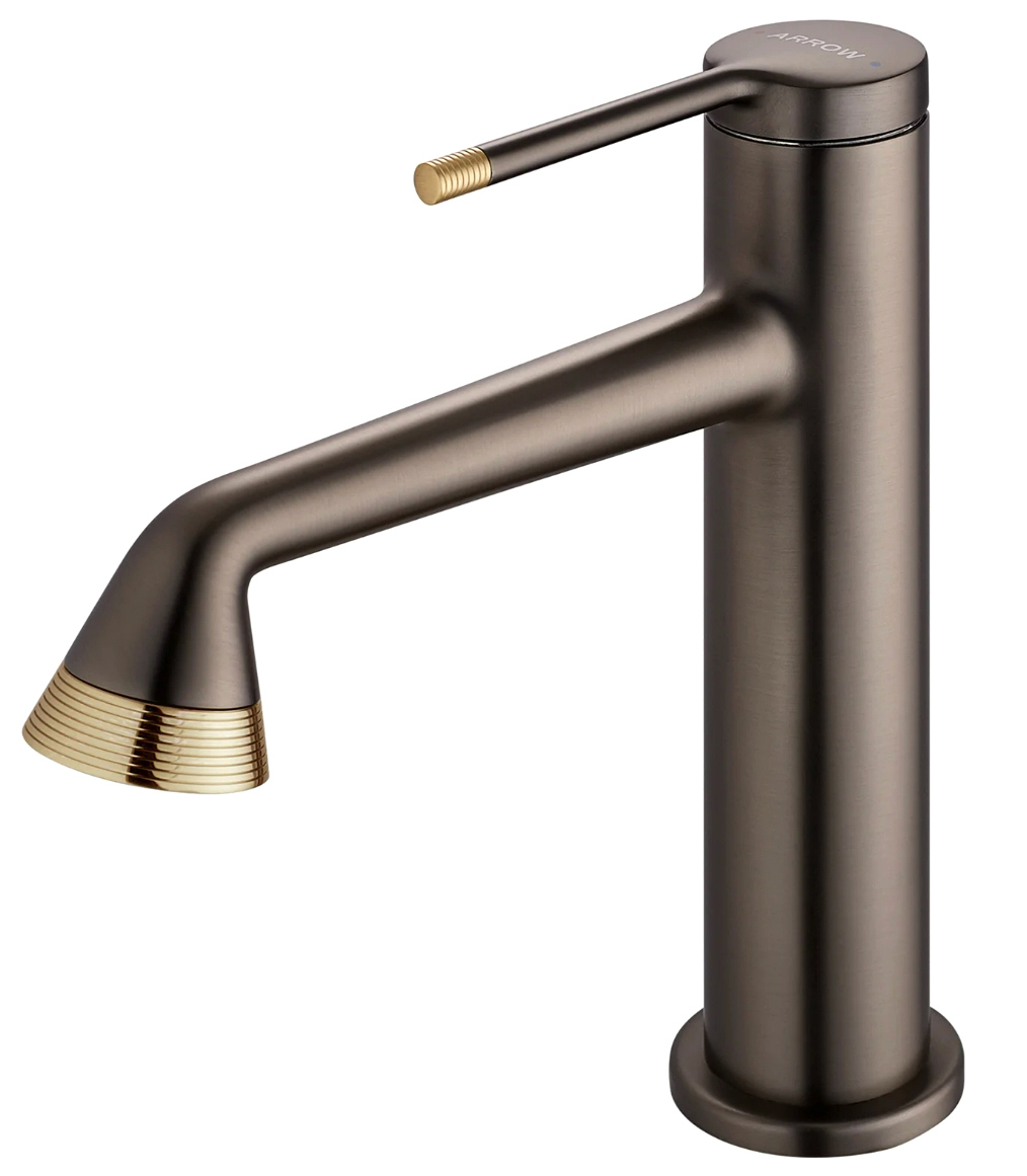 

Смеситель для раковины ARROW AMP11855LF90 серый