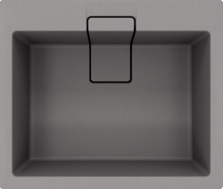 

Мойка кухонная Florentina Ривьера 600 серый шелк