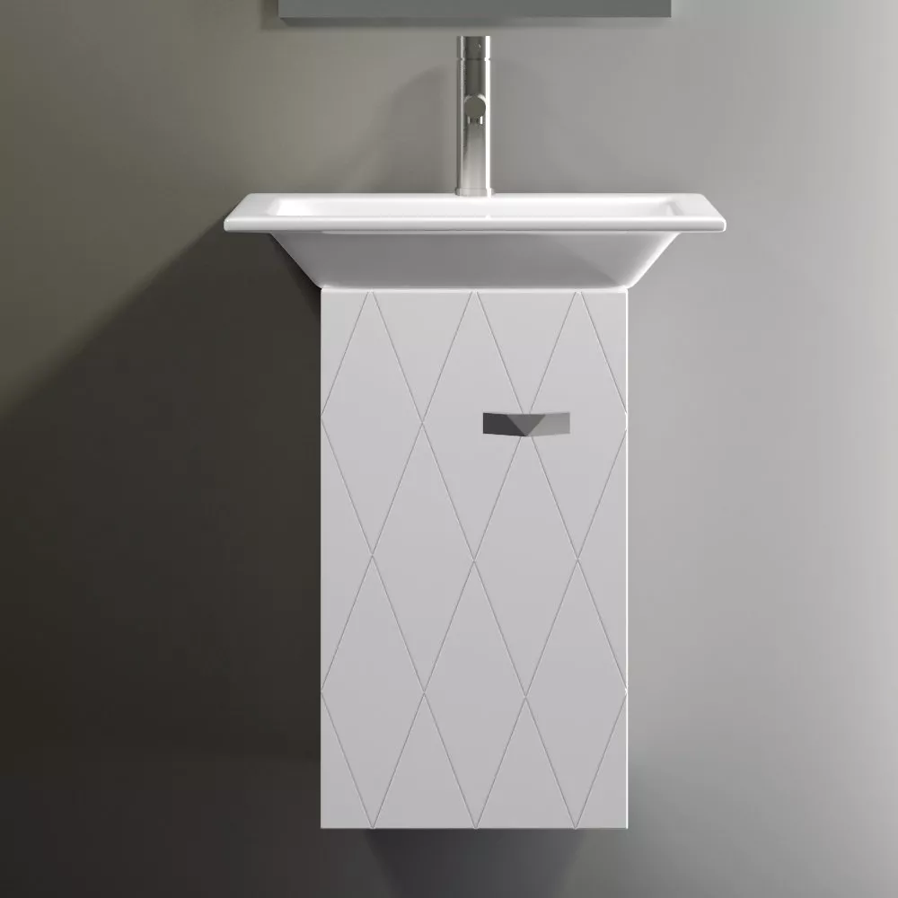 

Тумба для комплекта Opadiris Торус 50 белая, L