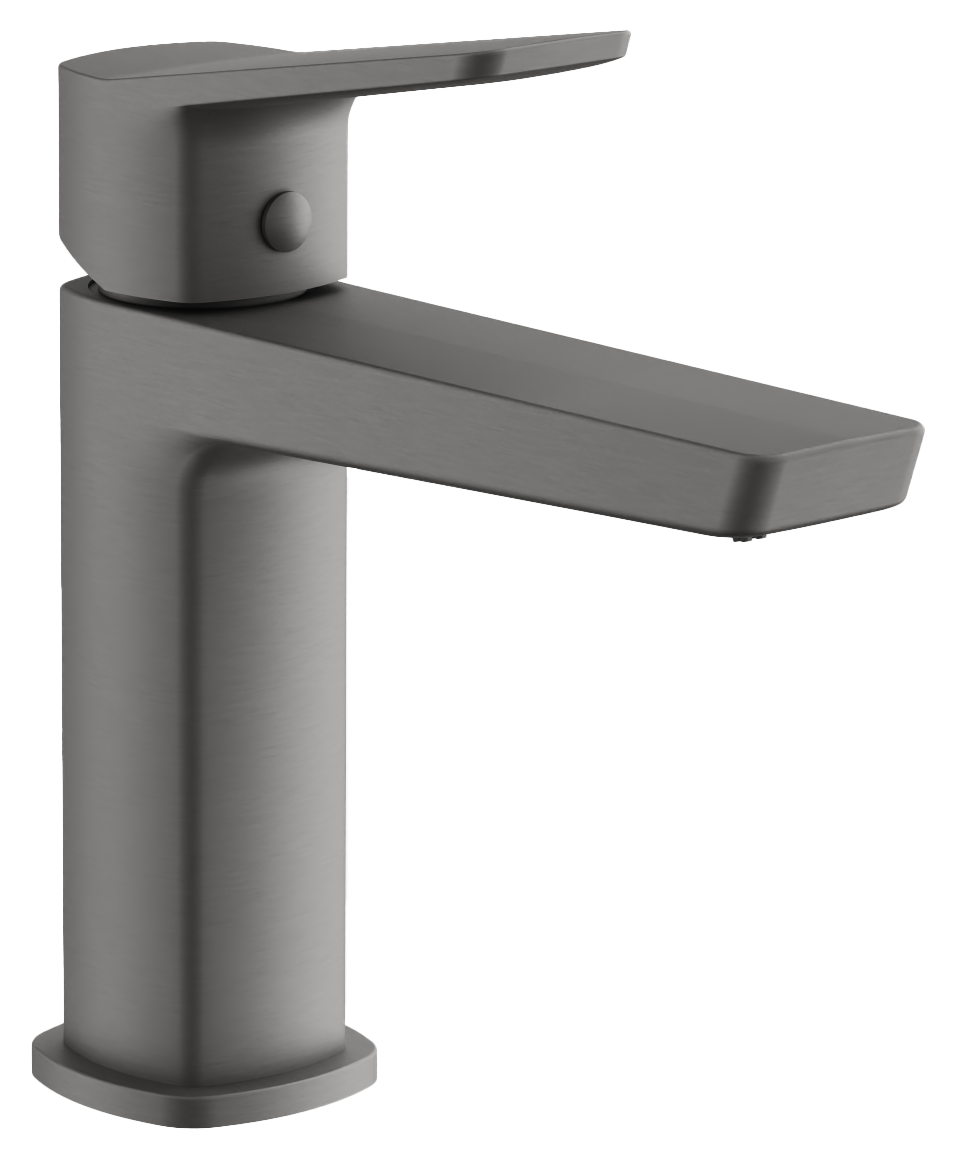 

Смеситель для раковины BELZ B715 B10715-3 оружейная сталь