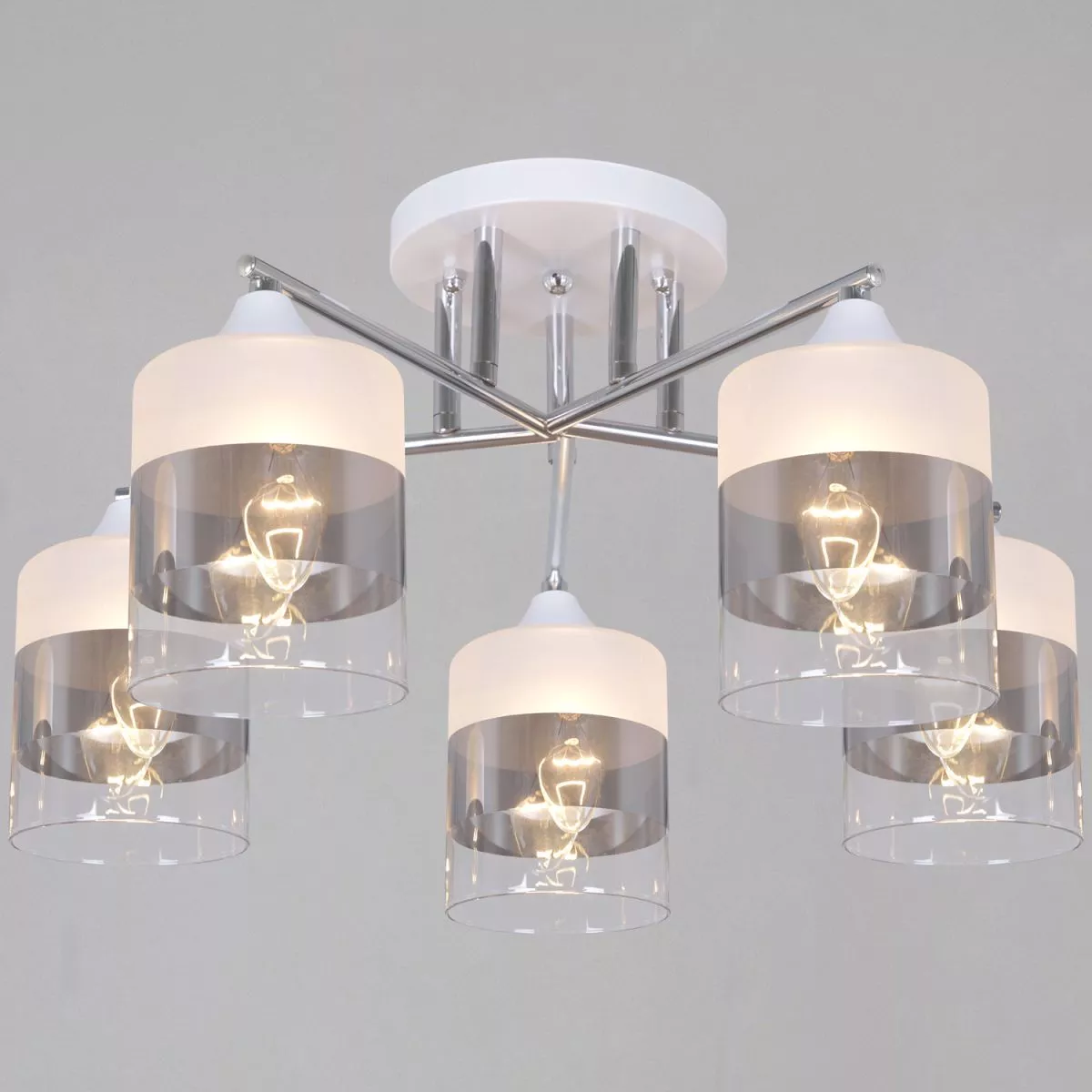 

Потолочная люстра Reluce 06916-0.3-05 WH+CR