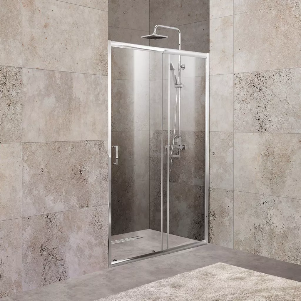 

Душевая дверь в нишу BelBagno Unique BF-1-120/135-C-Cr стекло прозрачное