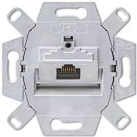 

Комп. розетка, 1-ая, RJ45 Cat.6 (STP) UAE, экран. Jung UAE8UPOK6