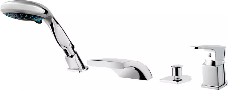 Смеситель на борт ванны GPD Atros хром