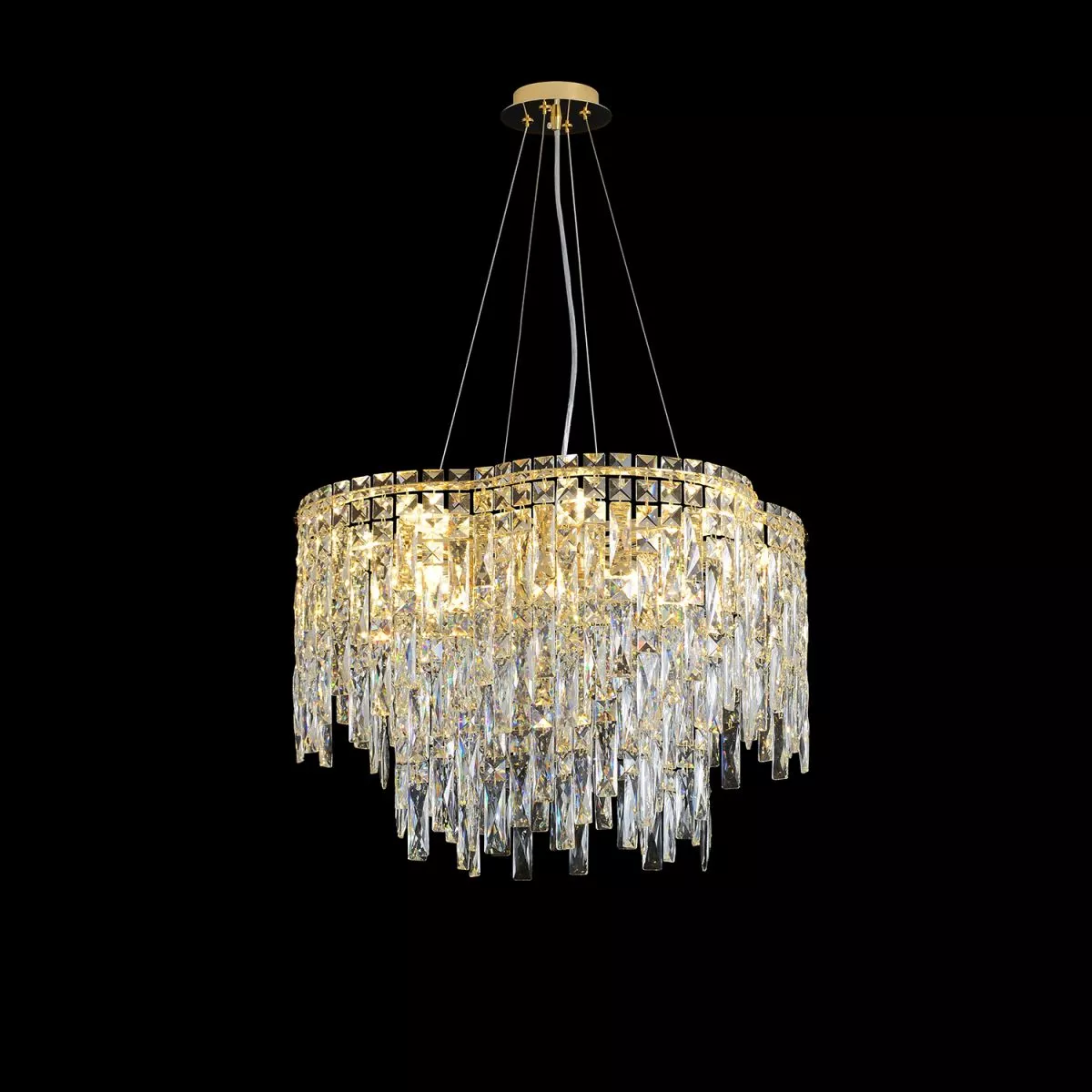 

Подвесная люстра Crystal Lux ABRIL SP12 GOLD