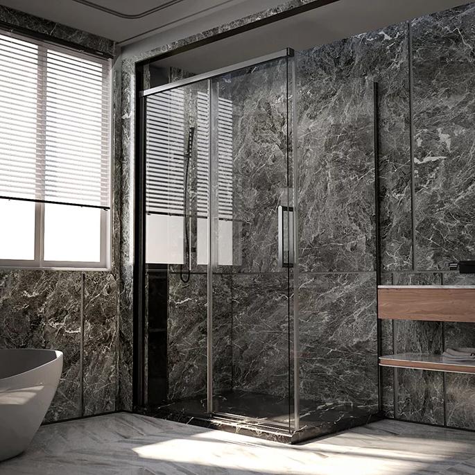 

Душевой уголок Veconi Premium Trento PTC-SP-40GR 120x90, профиль брашированный графит, стекло прозрачное