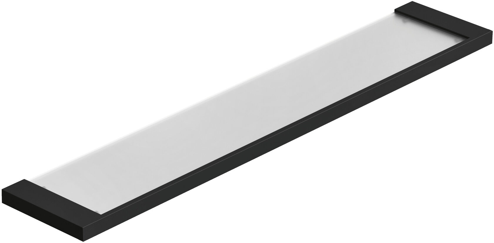 Полка под зеркало Kludi Vela C 3197339 60 см стеклянная матовая черная 8990₽