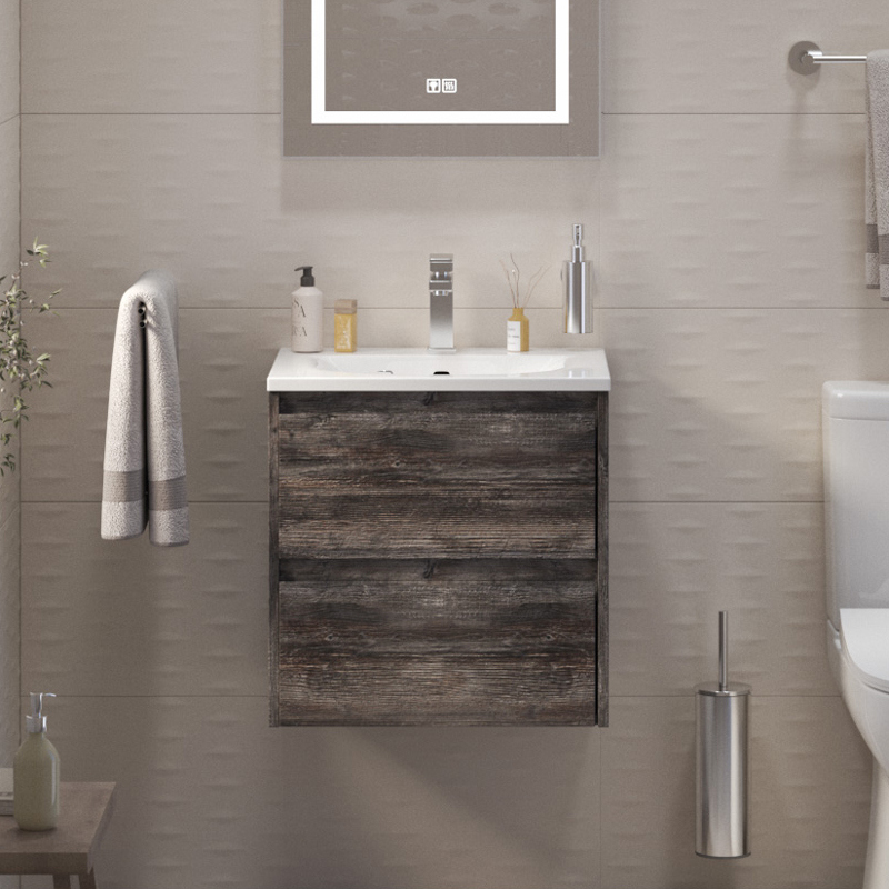 

Тумба с раковиной BelBagno Kraft 39 50 pino pasadena, раковина BB-8099-3-50