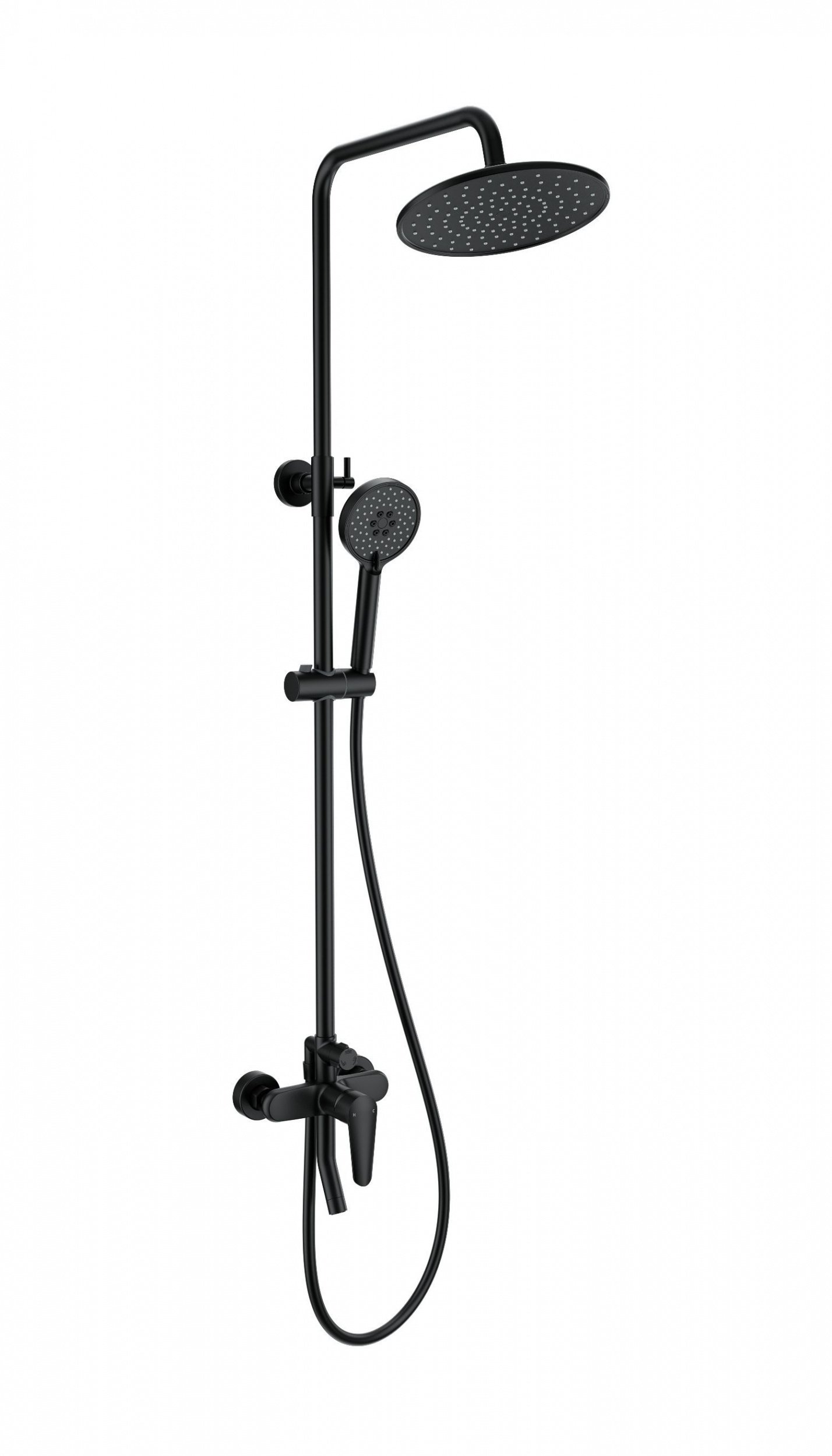 

Душевая стойка Wonzon & Woghand WW-B2168-A-MB матовая черная