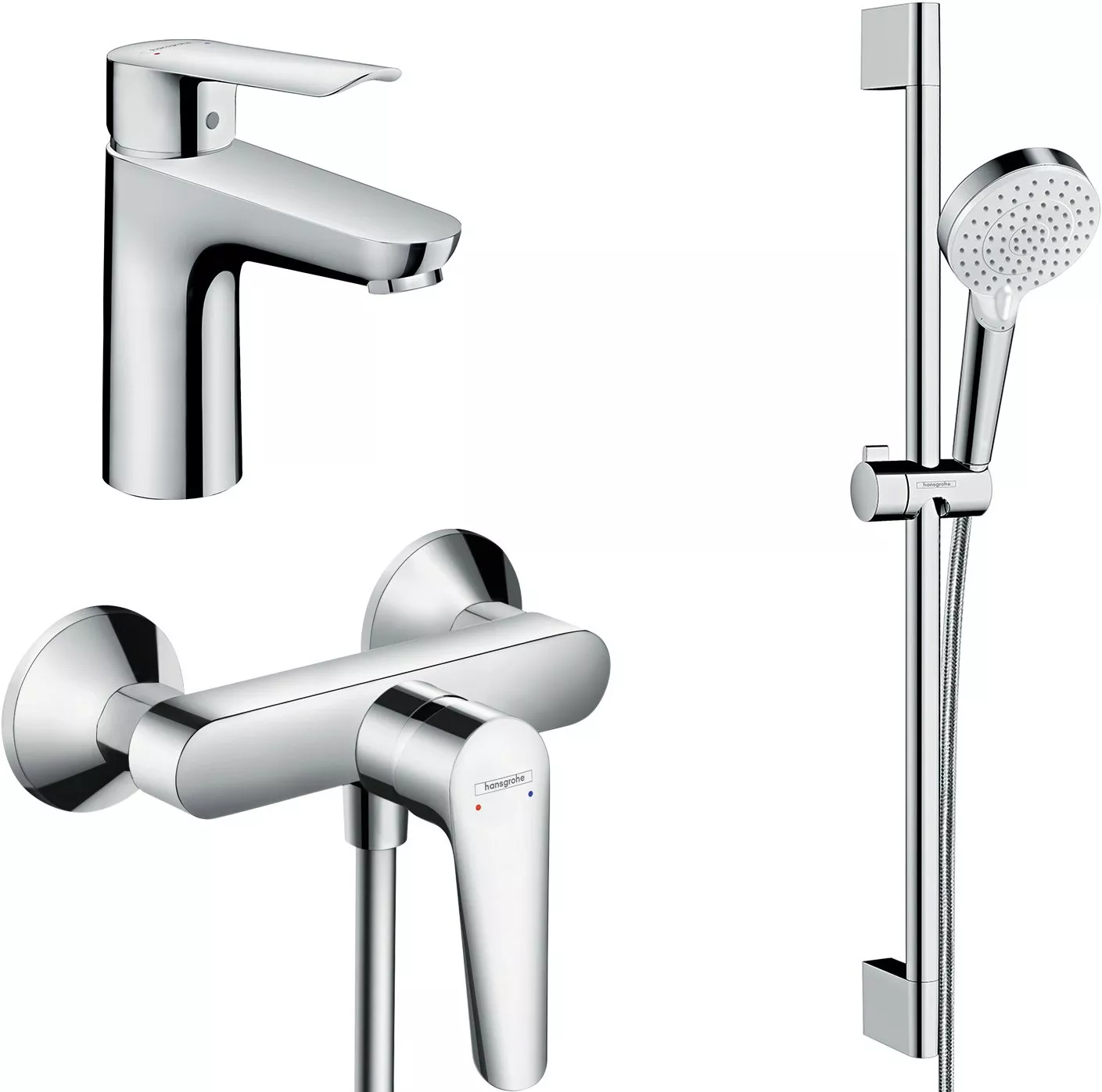 

Душевой комплект Hansgrohe SET Logis E 100 d