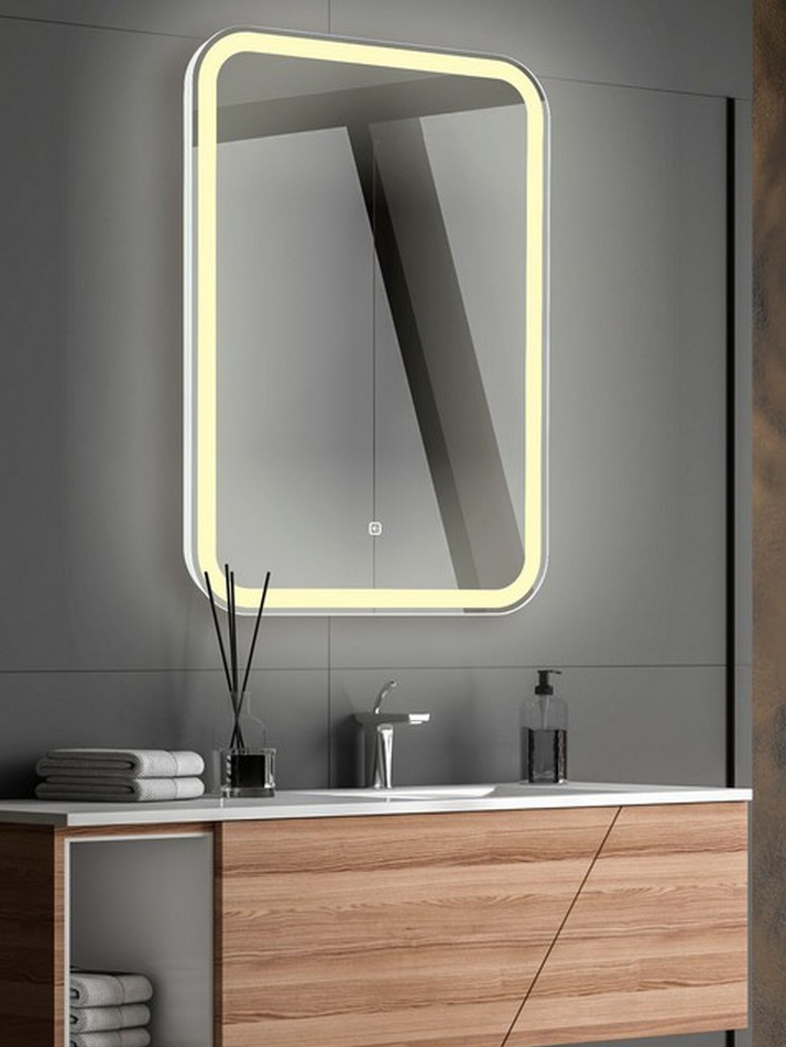 

Зеркало Abber See AG6106S 55х80 см, с подсветкой