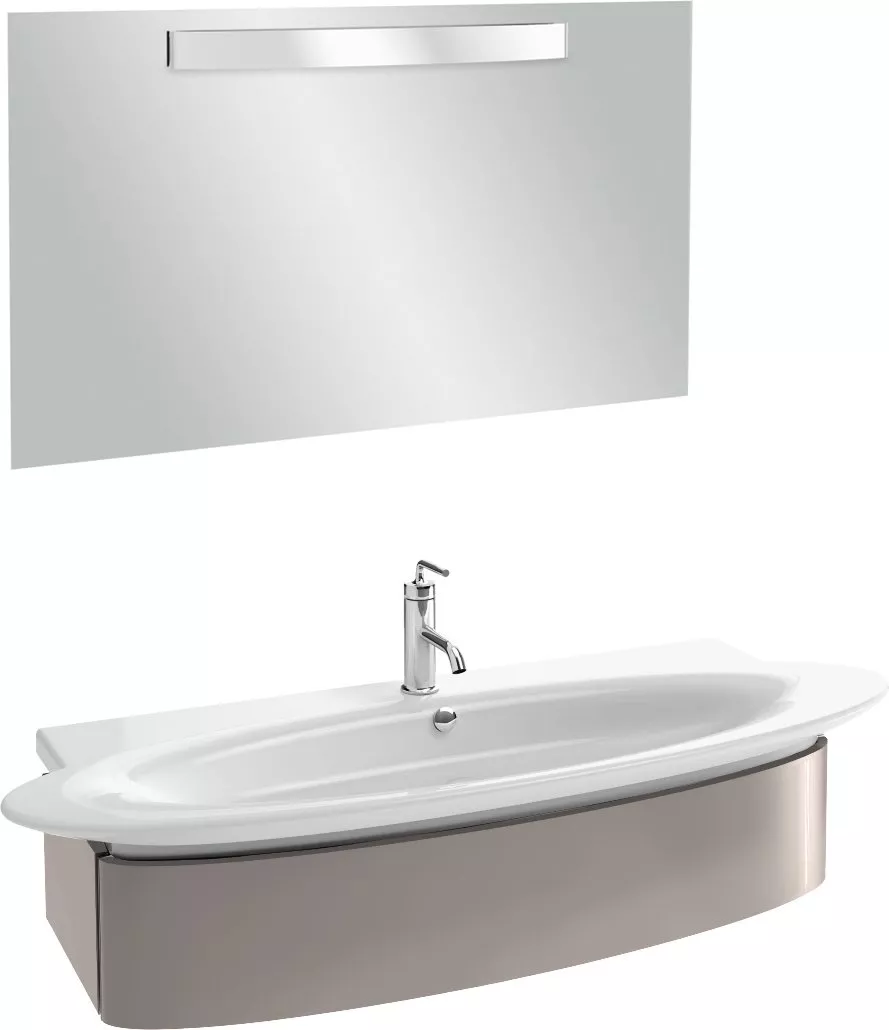 

Мебель для ванной Jacob Delafon Presquile 130 серый титан, 1 ящик