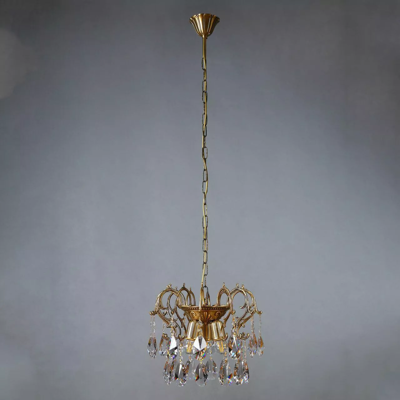 

Подвесная люстра Ambiente Alicante 8888/3 CL AB Tear Drop