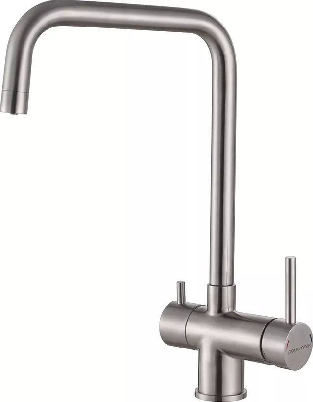 

Смеситель для кухни Paulmark Wetter We213030-SS нержавеющая сталь
