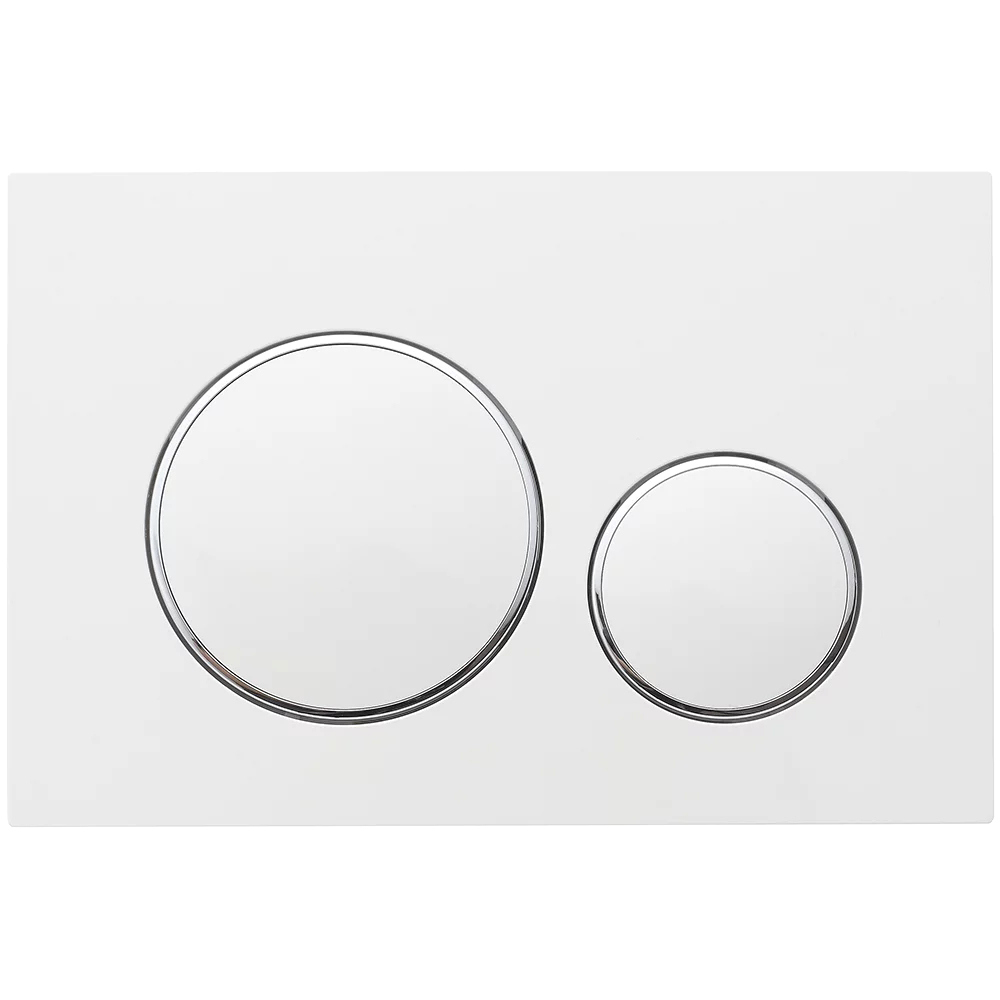 

Кнопка смыва для унитаза Veconi Flush V10 FLV10-WC пластик, цвет матовый белый