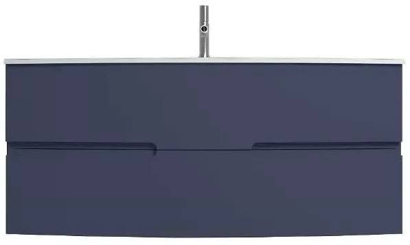 EB1890RU-G98 Nona  Мебель с интегрированными ручками, глянцевый темно-синий, 120 см, 2 ящика - фото 1