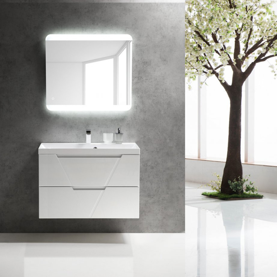 

Мебель для ванной комнаты BelBagno Vittoria 90 bianco lucido
