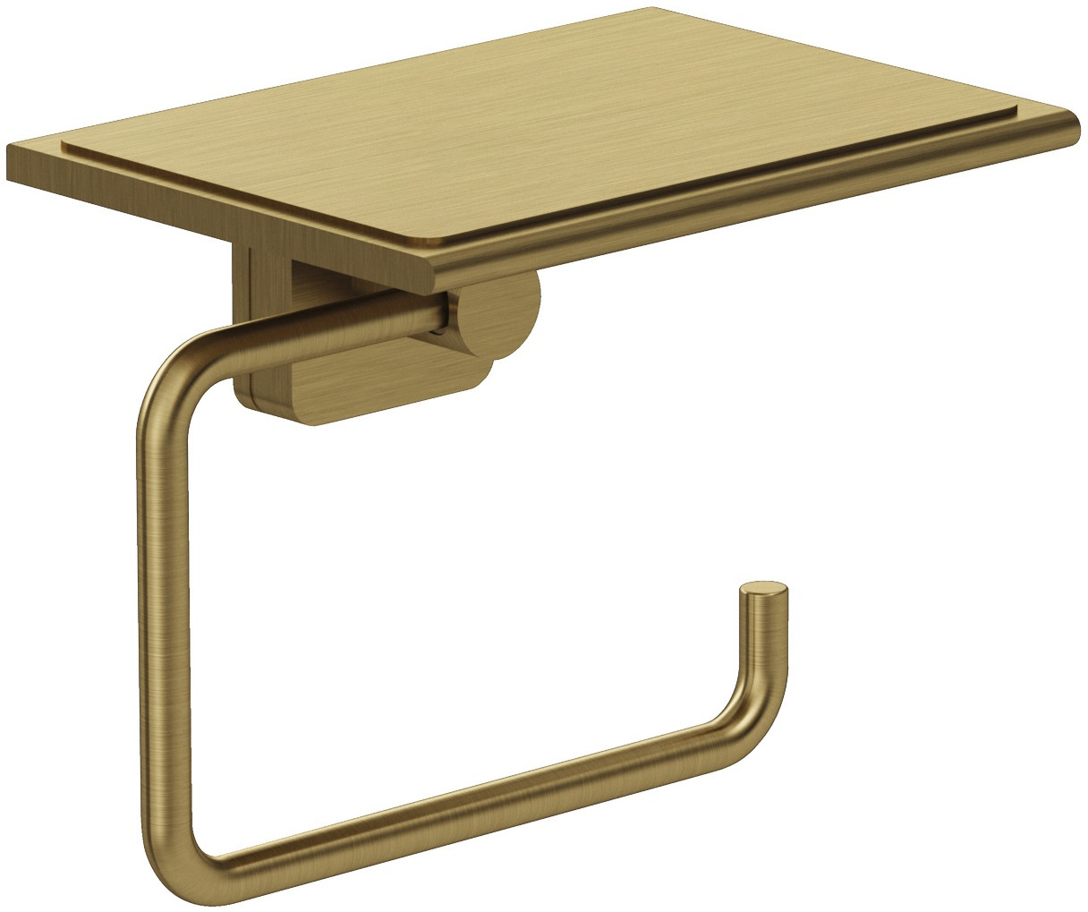 Держатель для туалетной бумаги Kludi Vela S 25971N0 настенный брашированное золото 13382₽