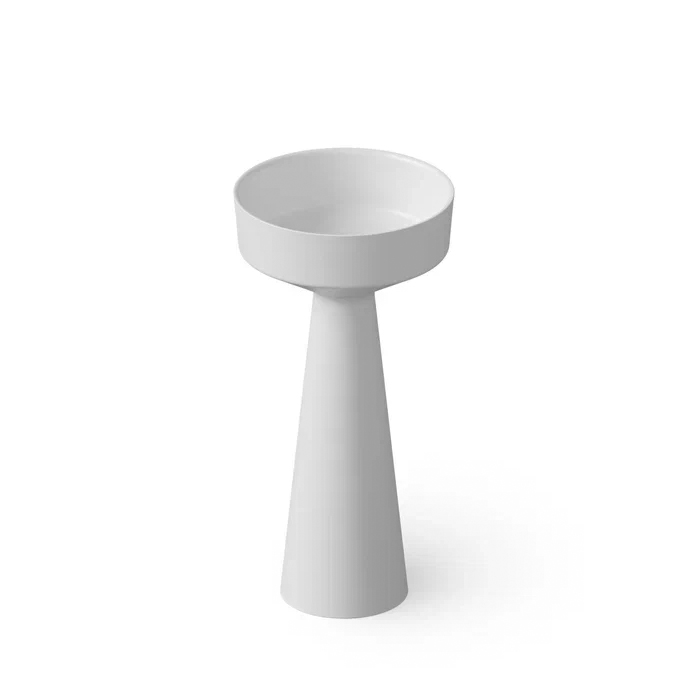 

DEA DESIGN (Pedestal Basin) Раковина напольная 42,5x42,5xh85 см, из композита Solid surface, д/клапан с крышкой из композита, цвет White №18