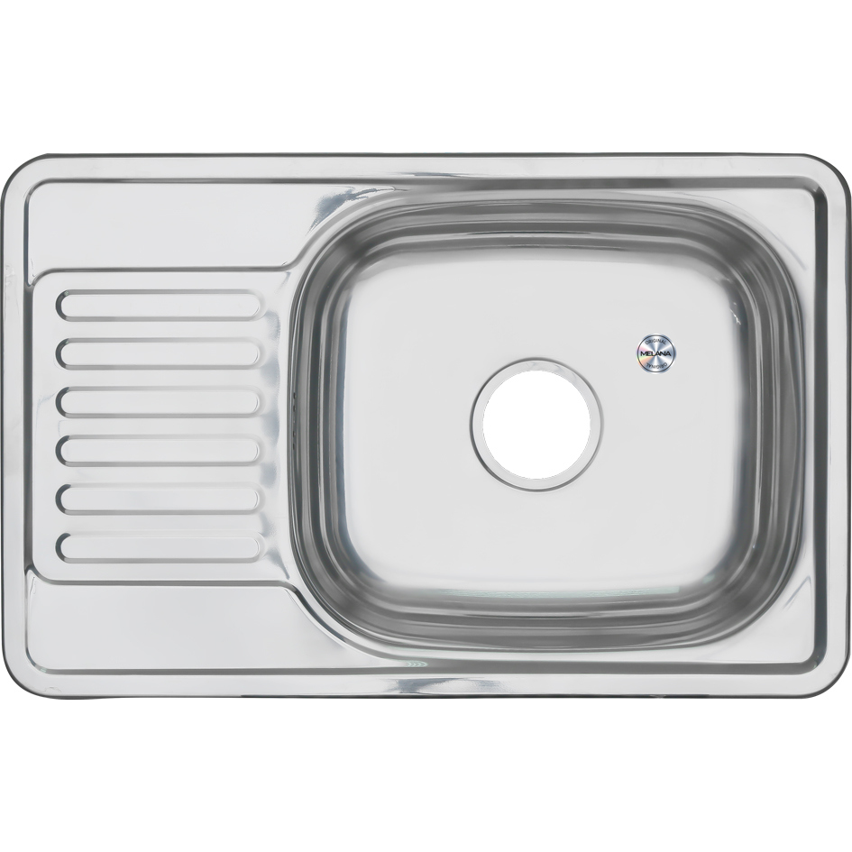 

Мойка кухонная Melana 6642 U 0,8/180 серебристая