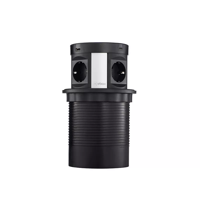 

Блок розеток 107J (4 секции, 2 USB А + 2 USB С) Mebax 00-00001464