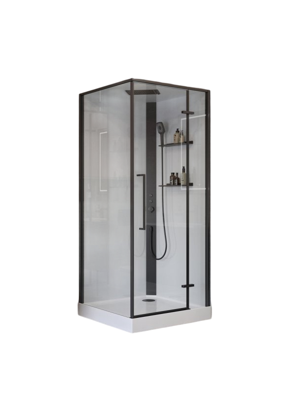 

Душевая кабина BelBagno Uno UNO-CAB-A-1-90-C-NERO-Bi-TOP-R 90х90, с низким поддоном, профиль черный матовый, стекло прозрачное