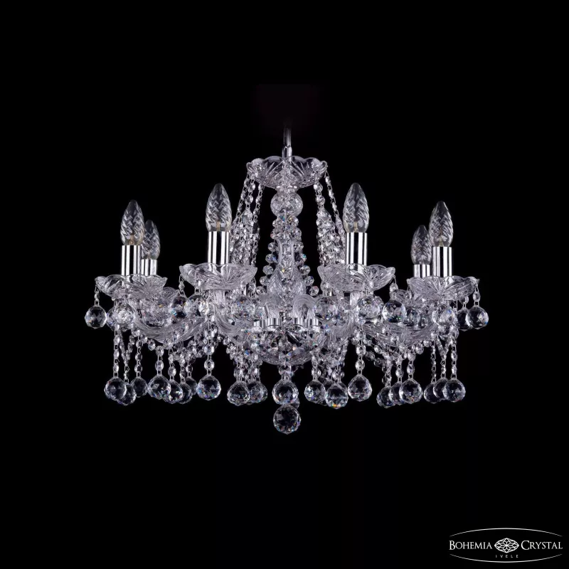 

Подвесная люстра Bohemia Ivele Crystal 1413/8/200 Ni Balls