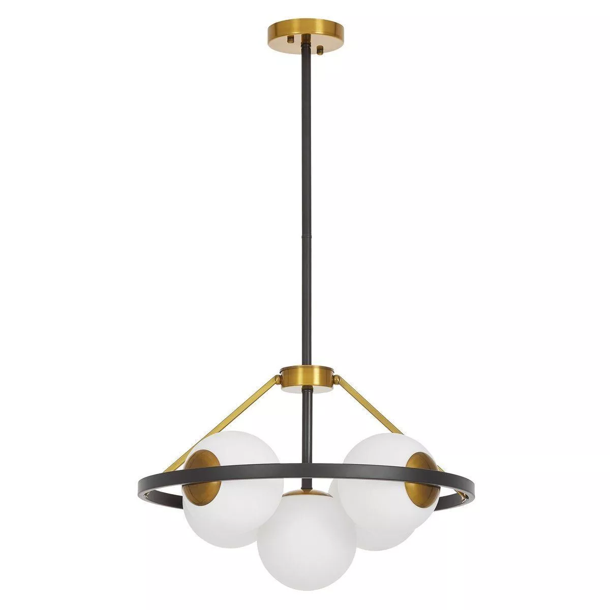 

Подвесная люстра Lumina Deco Donzano LDP 8034-5 BK+WT