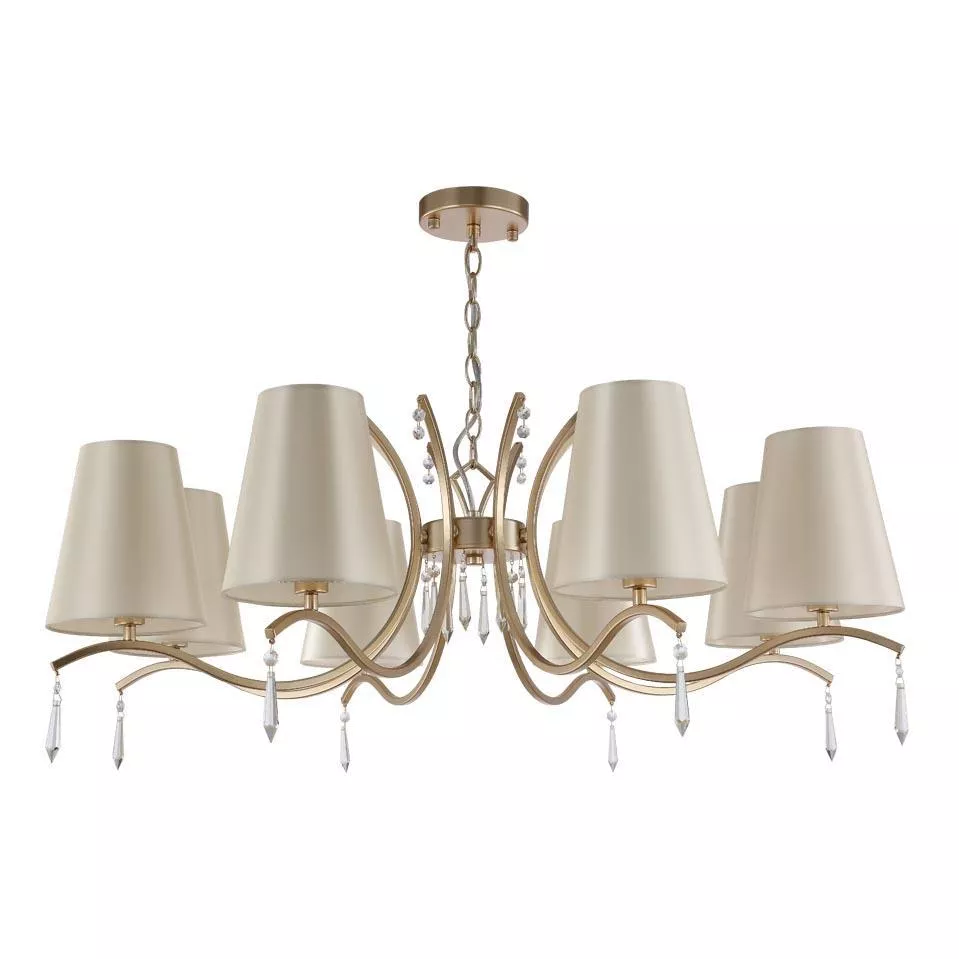 

Подвесная люстра Crystal Lux Renata SP8 Gold