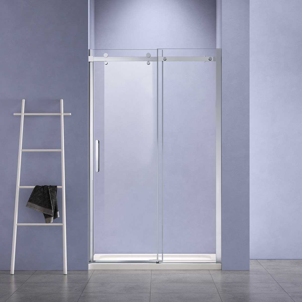 Душевые ограждения Душевая дверь в нишу Vincea Como-N VDS-4CN160CL 160 см, профиль хром, стекло прозрачное