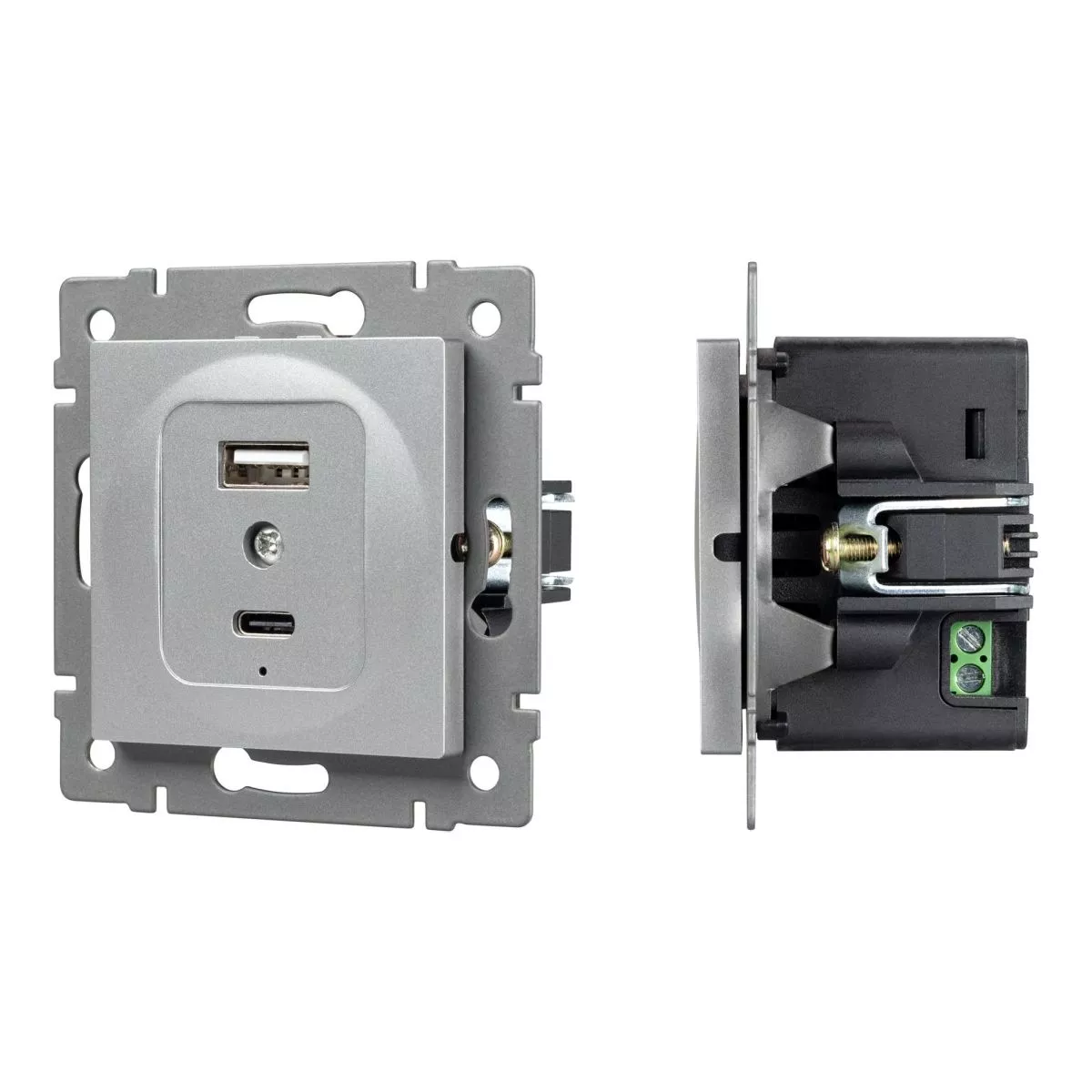 

Механизм USB розетки Arlight SCT-MUAC-PL-GR-V (5V, 3A, QC4) 049840