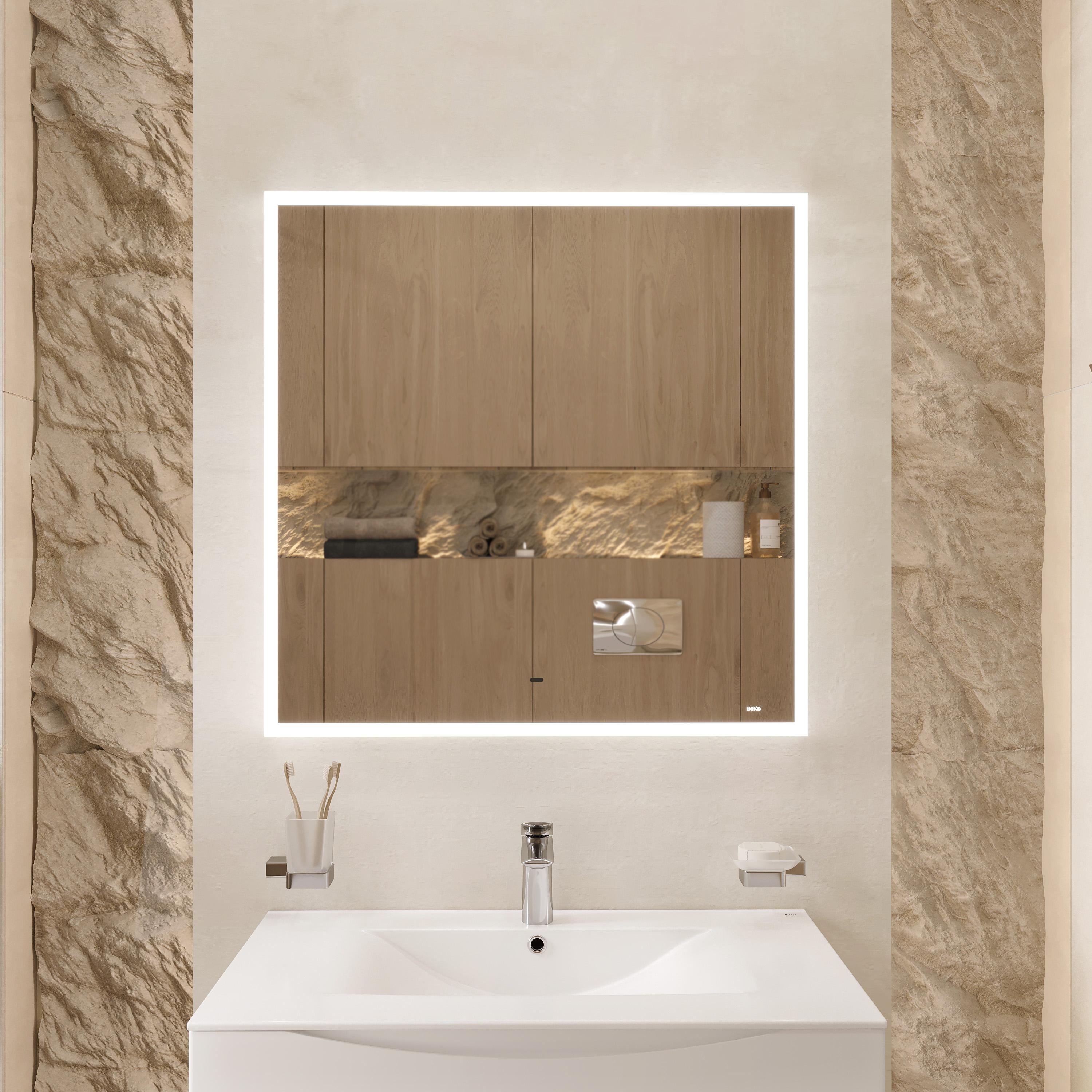 

Зеркало BOND Cube M44ZE 80x80 с подсветкой
