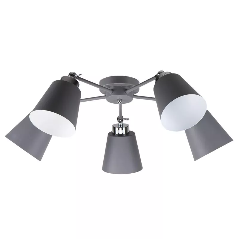 

Потолочная люстра IMEX MD.9103-5-S GR+CH