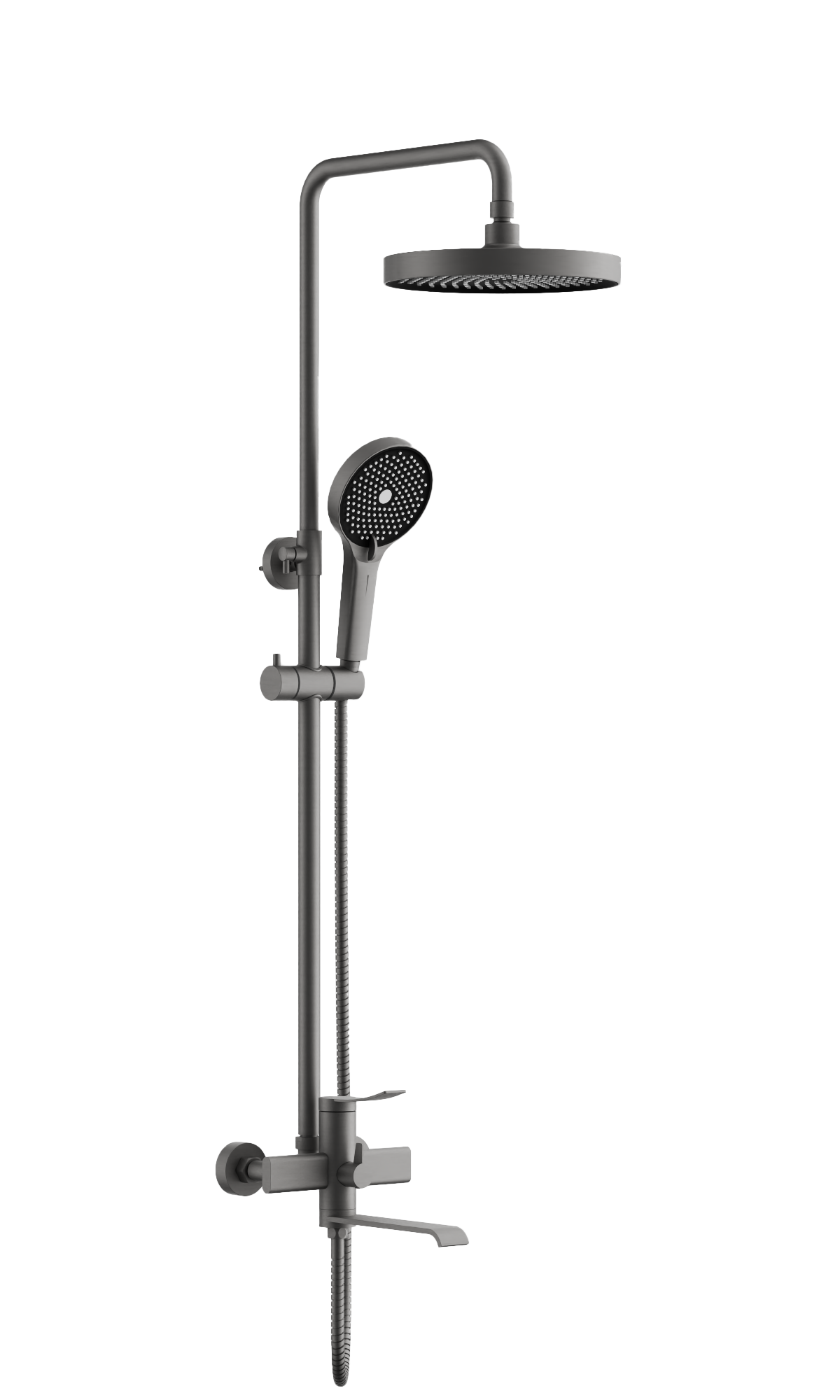 

Душевая стойка BELZ B812 B24812-3 оружейная сталь