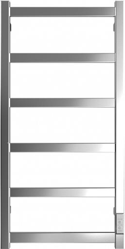 Полотенцесушитель электрический Двин J plaza neo 80/40 80x45 см, подключение справа, слева, полированный хром, лесенка