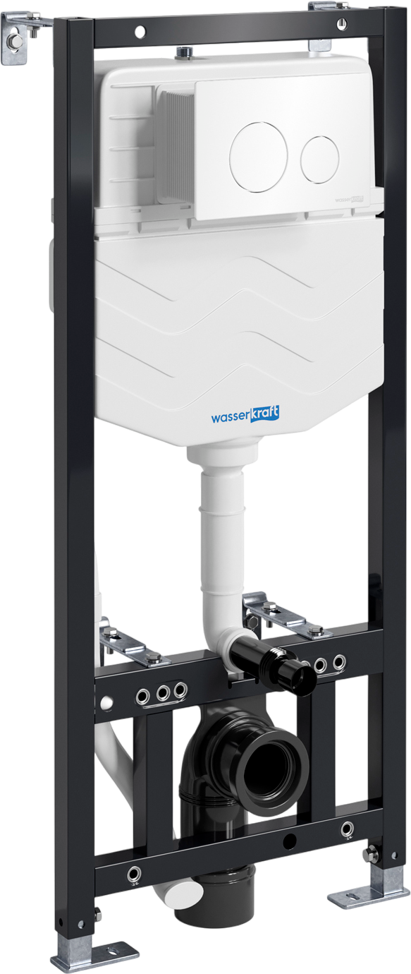 

Система инсталляции для унитазов Wasserkraft Aller 10TLT.010.ME.WH02 с кнопкой смыва белой