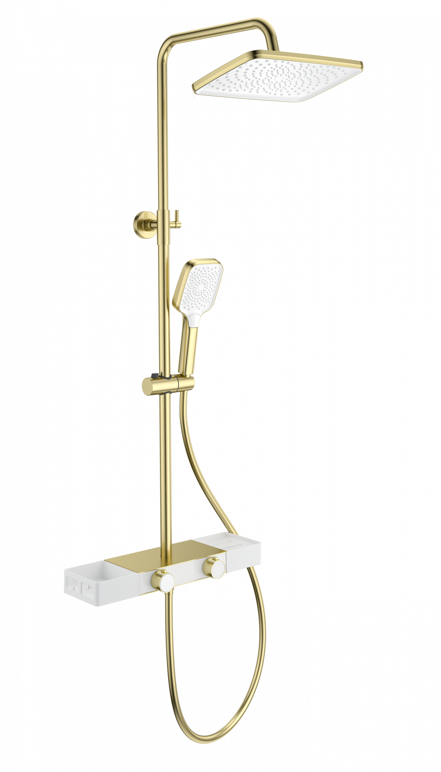 

Душевая стойка Wonzon & Woghand WW-B3552-BG брашированное золото