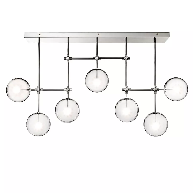 

Потолочный светильник Delight Collection Globe Mobile KG0835P-7A chrome