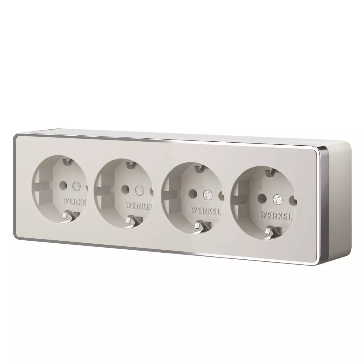 

Розетка четверная с заземлением и шторками Werkel Gallant (слоновая кость) W5072204 4690389217999 a071253