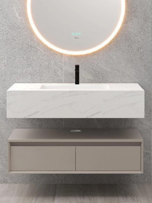 Тумба под раковину без столешницы ARROW 100 хаки меламин 24290₽