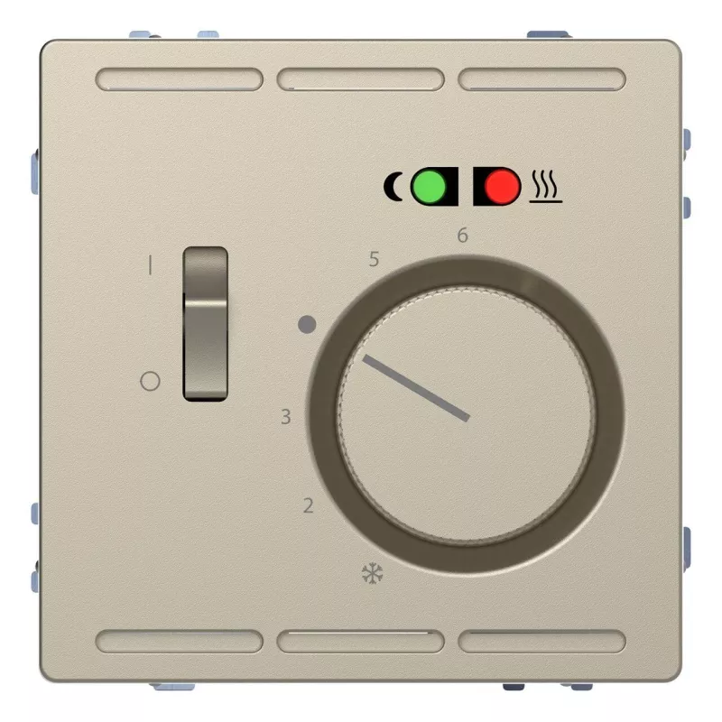 

Терморегулятор Schneider Electric Merten D-Life с центральной платой с выключателем 230V MTN5764-6033