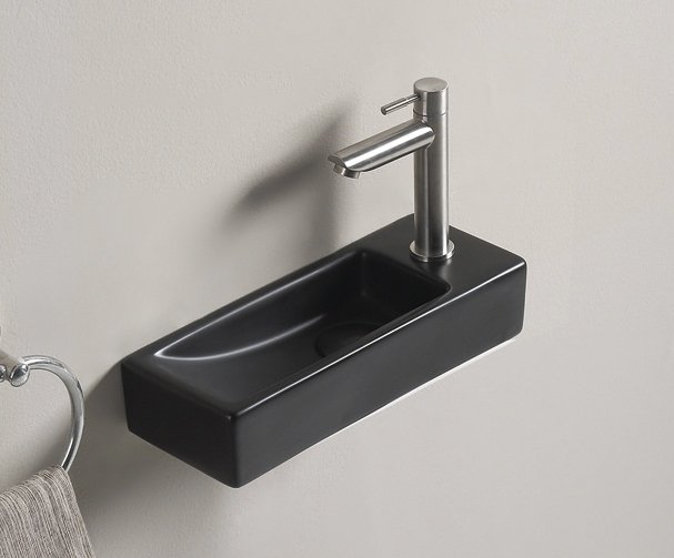 

Подвесная раковина Gid 38 Bm9271L левая черная матовая