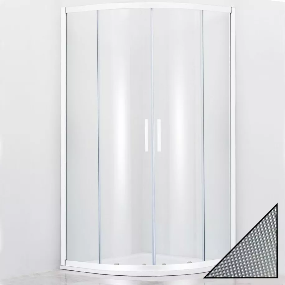 

Душевой уголок Cezares Relax R-2-80-P-Bi стекло punto
