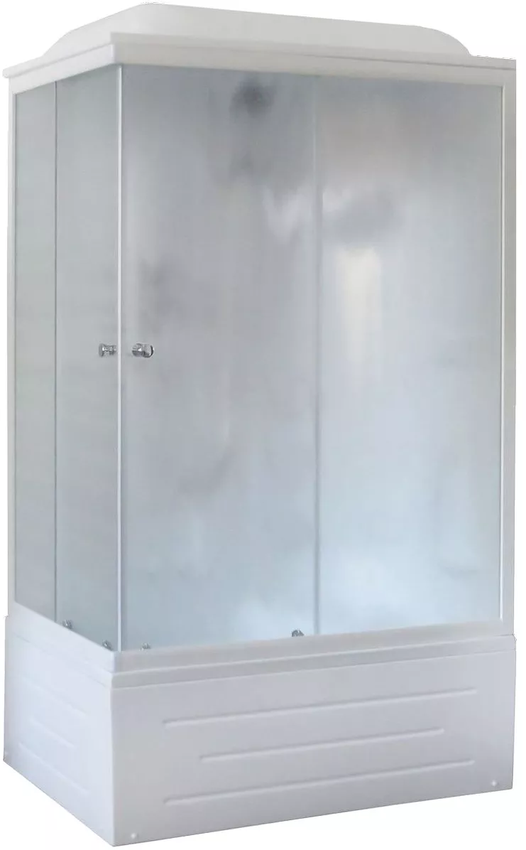 

Душевая кабина Royal Bath BP 120х80 R профиль белый стекло матовое