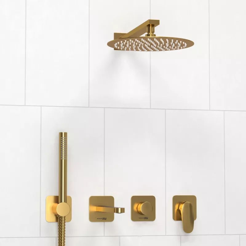 

Душевой комплект Wasserkraft Havel A3651.283.284.180.259.285.194.286 С ВНУТРЕННЕЙ ЧАСТЬЮ, золото