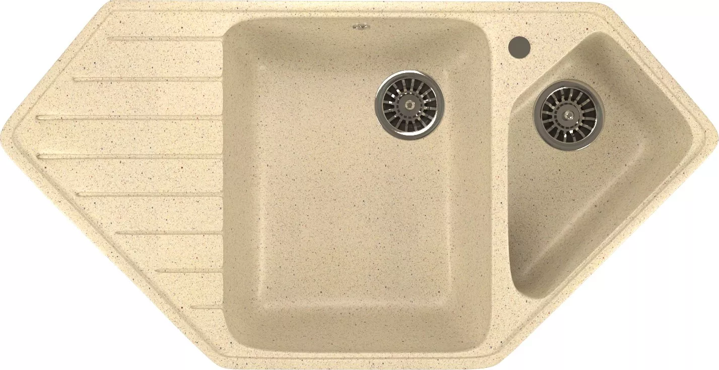 

Мойка из искусственного мрамора MIXLINE ML-GM25 50x97 (525206, Бежевый