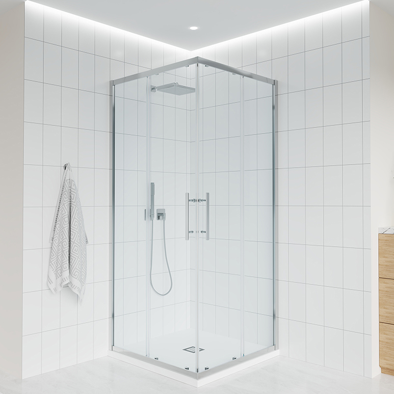 

Душевой уголок Veconi Evo 300 CH 120х80 см, профиль глянцевый хром, стекло прозрачное