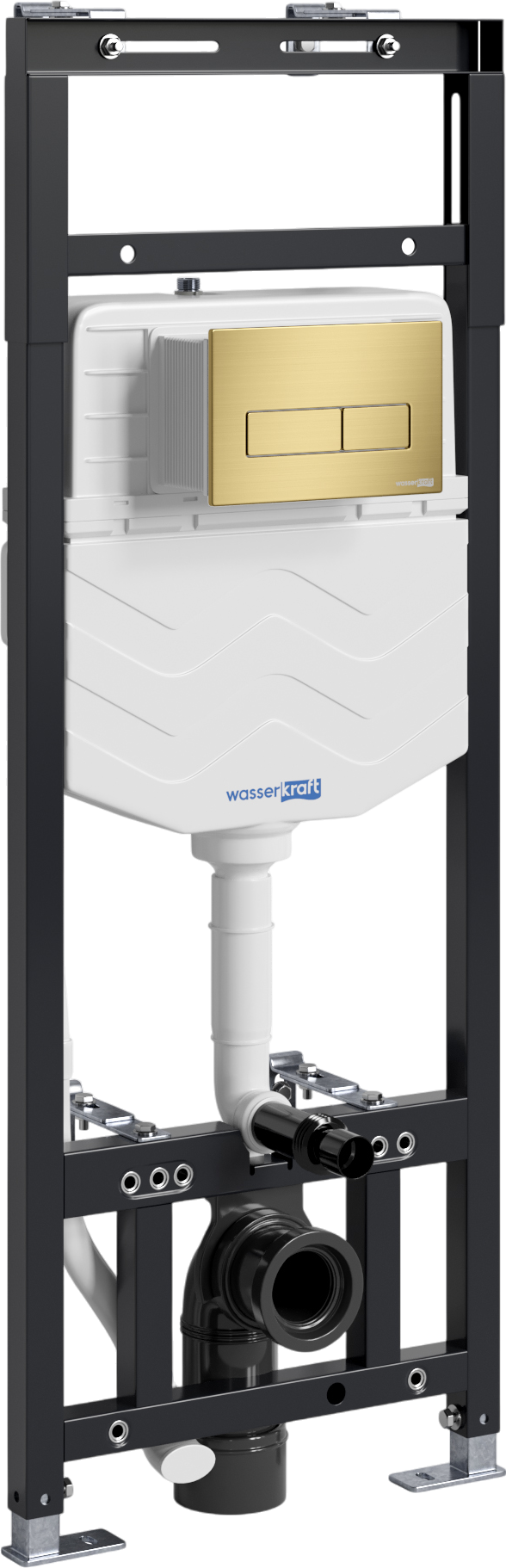 

Система инсталляции для унитазов Wasserkraft Alme 15TLT.010.ME.MG03 с кнопкой смыва матовое золото